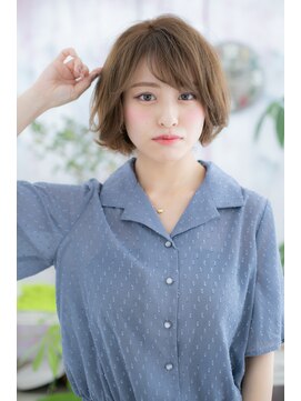 ミック ヘアアンドビューティー 大山店(miq Hair&Beauty) 外ハネフレンチガーリー♪シルキーベージュボブカットc1