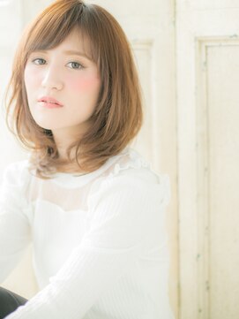 モッズ ヘア 福岡姪浜店(mod's hair) *mod's姪浜*…スモーキーグレージュくせ毛風小顔鎖骨ミディアムf