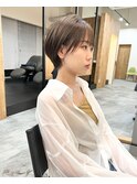 ショートマッシュ×髪質改善カラー