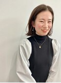 20代30代40代大人可愛い耳掛けボブ