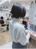 【松戸 岩口】黒髪長めハンサムショート