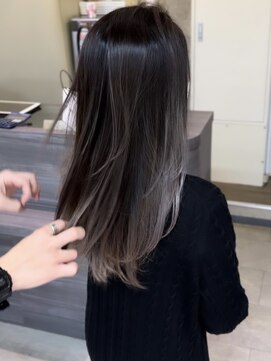 グロウ 上野御徒町(grow) 2ブリーチ/グレーベージュ/グラデーションカラー/pixyyyyyy297