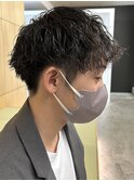 メンズマッシュパーマツイストスパイラルパーマニュアンスパーマ