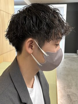 ニアウ 伊勢崎連取店(Niau) メンズマッシュパーマツイストスパイラルパーマニュアンスパーマ