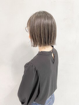 ハルキ ミナト ジャパン オオサカ(HARUKI MINATO japan OSAKA) 切りっぱなしボブ 20代30代40代ヘア 小顔 大阪ボブ 梅田