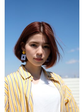 エアー 横浜(AIR) 【湯田】前髪なし！大人っぽボブ