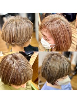 ピッカヘアーデザイン(PICKA hair-design) 多くのお客様が白髪を【活かす】染め方をされてます☆白髪ぼかし