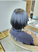 ブルーブラックカラー ミディアムレイヤー