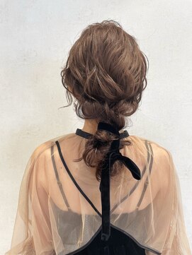 パーク(PAAQ) 【paaq kana 】結婚式お呼ばれアレンジ・編みおろし