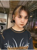 （stylist高橋）デザインカラーボブ