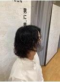波巻きパーマ