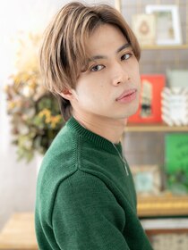 カバーヘア ブリス 戸田公園西口店(COVER HAIR bliss)&nbsp;オンブレハイトーンカラーウルフマッシュa戸田公園20代30代40代