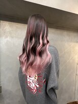 TNB トウキョウ 渋谷 渋谷本店(TNB TOKYO) 地毛を活かしたピンクグラデーション