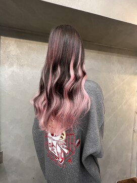 TNB トウキョウ 渋谷 渋谷本店(TNB TOKYO) 地毛を活かしたピンクグラデーション