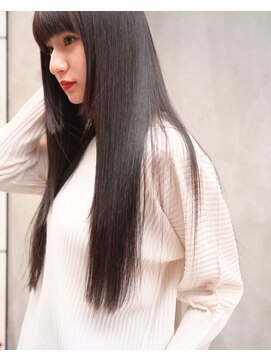 プランツ ヘアサロン(Plants HAIR SALON by GEORGE) 湿気なんて怖くない！ツルンとまとまる艶ロング　元住吉