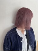 切りっぱなしピンク