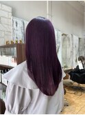 ピンクバイオレット/ブリーチカラー/千葉美容室