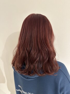 アヴァンスクロス あべのルシアス店(AVANCE.CROSS) ブリーチありのレッドブラウン