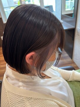 エメバイサワ(Aimer by sawa) 30代40代大人可愛いインナーカラーラベンダーグレージュ透明感