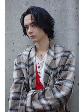 ブークル(boucle) ボブウルフ　メンズボブ　伸ばしかけメンズ