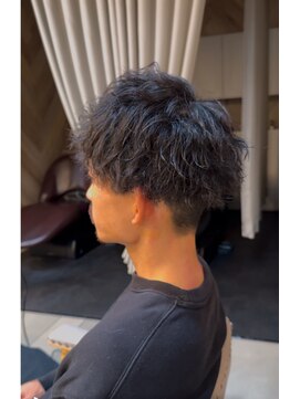 シーエーペッツ(CA-PETZ) マッシュショート×ツイスパパーマ/メンズカット