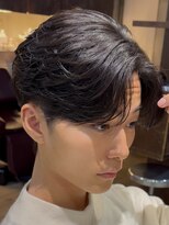 フィフスパーク(fifth PARK) 渋谷フェザーパーマニュアンスパーマセンターパート緩め20代