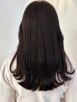 ローネス ギンザ(LONESS ginza)&nbsp;春カラーピンクブラウンピンクベージュミディアムレイヤー銀座