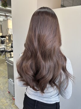 サロンティティ(salon titi) ワンブリーチで作るミルクティーブラウン