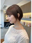ショートカットショートヘアコンパクトショートボブ丸みショート
