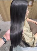 次世代髪質改善縮毛矯正カラー同日施術