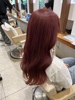 サクラ ビューティー リバージュ(SAKURA Beauty rivage) チェリーピンク☆髪質改善OVERicsカラー