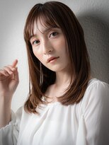 カバーヘア ブリス 北浦和(COVER HAIR bliss) 艶感ストレート美髪前下がりレイヤースタイルu北浦和30代40代