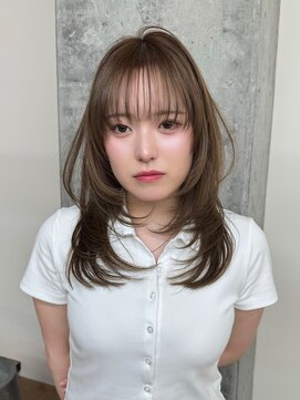 ミリ(mm) 伸ばし中の方にもオススメ◎ミディアムレイヤー♪10代20代30代