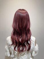 アース 元住吉店(EARTH)&nbsp;ワインレッドカラーセミロング