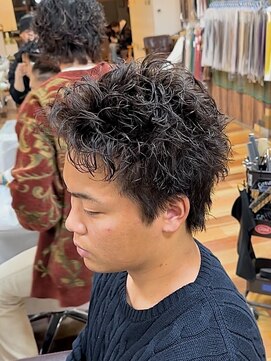 イエローコーン 金沢文庫店(YELLOW CORN) スパイキーパーマ/スパイキーショートウルフ/ベリーショート