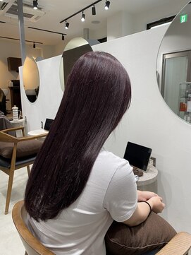 アンド グラフ(& Graph.) ブリーチなしダブルカラー Aujua髪質改善トリートメント