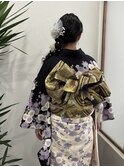 成人式着付け/振袖/京橋着付け/振袖ヘアアレンジ