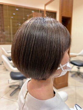 イーストハムネオ(EAST HAM NEO) 大人女性に◎白髪ぼかし/ショート/レイヤーカット/ナチュラル