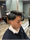 MEN’S HAIR/サーフカール/刈り上げセンターパート/柏