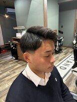 スタンドバーバー 柏(STAND BARBER)&nbsp;MEN’S HAIR/サーフカール/刈り上げセンターパート/柏