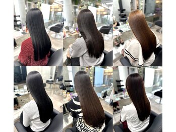 フォレストミラー(Forest Mirror)の写真/”髪質改善シルク縮毛矯正”で理想の艶髪に♪ただ癖を伸ばすだけでなく髪質を変えたい人にもオススメ！