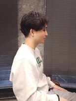 ブロック ジャポン(bloc japon)&nbsp;前下がりのショートヘア メンズパーマ メンズショート/池田裕和