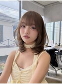 透明感カラーとワンホンレイヤーで小顔ヘア