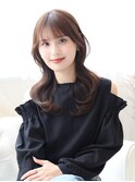 艶髪ブラウンの韓国風ミディアム