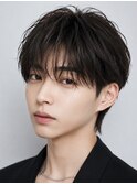 韓国マッシュフェザーパーマニュアンスパーマシースルーマッシュ