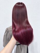 リオリス ヘア サロン(Rioris hair salon) グラデーション/艶感/ワインレッド/ロング