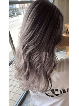 ジョイン ラックスビー 京都店(JOYN LUXBE)&nbsp;ホワイトミルクティーバレイヤージュ/レイヤーカット/ブリーチ