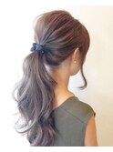 ヘアアレンジ ハーフアップ