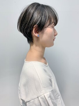 テトヘアー(teto hair) short(マッシュショート、暗髪、濃いグレー)