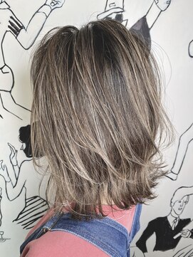 エイム ディクト ヘアー プロデュース(ame D.C.T HAIR PRODUCE) [ame四日市]グレージュ×ハイライト